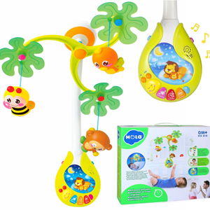 اسباب بازی نوزادی آویز تخت موزیکال هولی تويز Hola Toys مدل 818 _اسباب بازی نوزادی